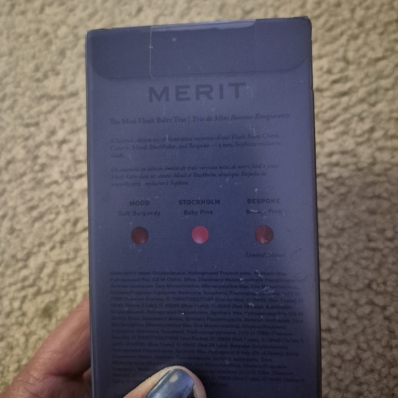 MERIT Mini Flush Balm Blush Trio Limited Edition Holiday 2025 - Picture 7 of 7